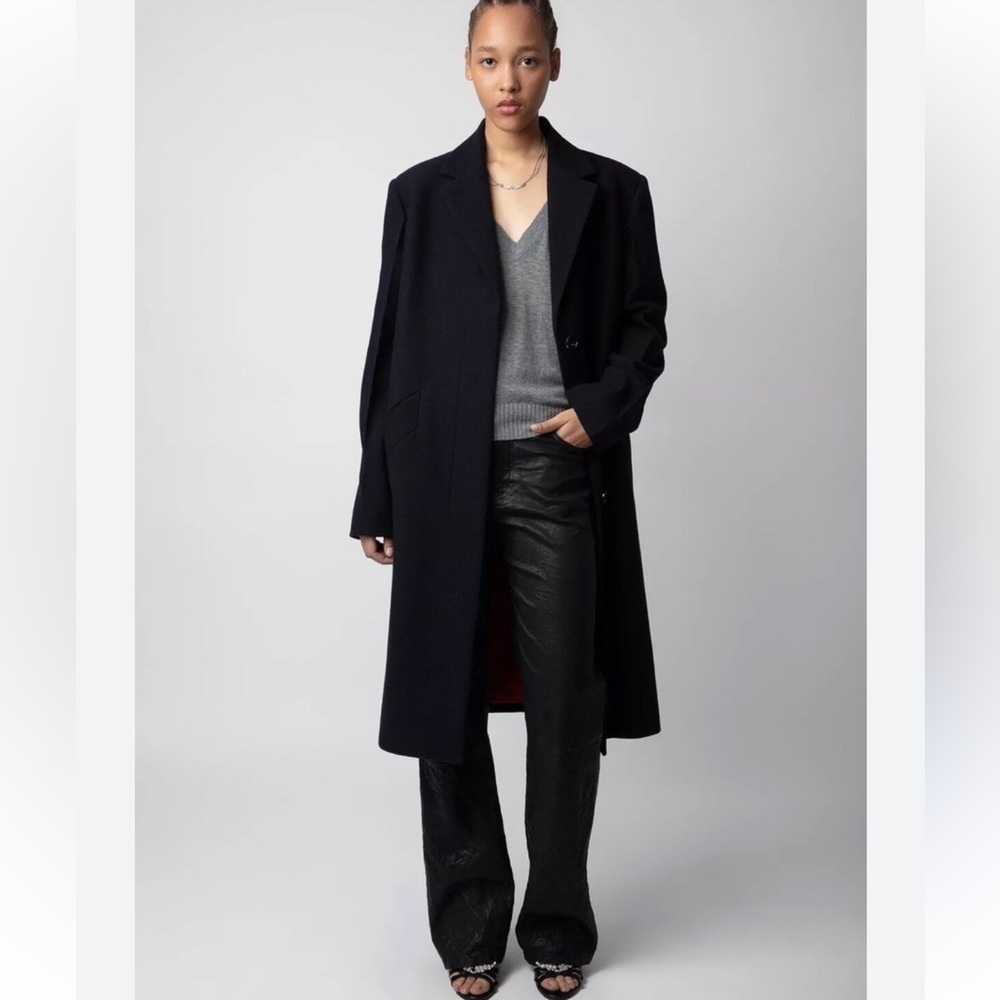 Zadig&Voltaire Marly Lainage Coat NWT - Picture 1 of 11